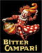 Posterizer 1 pcs-advertisement for "Bitter Campari" with a clown 1-Kitchen & Bar Art-Retro Art-Art Poster Print for Home, Office, Store, Bar- unfr...