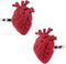 Red Heart Anatomy Doctor Surgeon Cufflinks with Presentation Gift Box | Medical Anatomical Cuff Links Doctor Jewelry...
