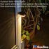 Solar Fence Lights Outdoor Waterproof Led,Fence Lights Solar Powered,Solar Step Lights,Solar Lights for Outside Backyard Railing Wall Step Patio D...