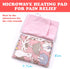 Heating Pad Microwavable, Hot Pad Microwave, Pain Relief Hot Pack, Baby Colic, Upset Stomach Relief, Hot Therapy for Muscle Pain, Neck, Shoulders,...
