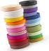 Summer-Ray 120 Yards (24 x 5 Yards) Grosgrain Ribbon 1/4" (6mm) Mixed Colors Value Pack...