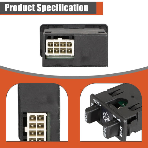 Windshield Wiper Control Switch Replacement for Columbia Coronado 2000-2017 IWPSFL001...