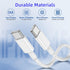 Type C to Type C Fast Charging Cable for iPhone 15,2Pack Nylon Braided USB C to USB C 3 feet Charger Cable for iPhone 15/MacBook/iPad Air/Mini/Pro...