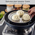 Steamer Rack, 10.2 Inch Stainless Steel Steamer Rack Steam Tray with Removable Legs, Pressure Cooker Canner Round Pot Steaming Tray for Steamers C...