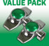 Chapin 6-9487: Circular Pattern Spot Sprinkler 2 Pack, 360 Degree Sprinkler Head for Small Gardens and Lawns, Up to 30ft Coverage Area, Lawn Sprin...