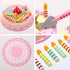 Wooden Play Food Sets for Kids Kitchen,Pretend Play Kitchen Fake Cutting Food Toys,Educational Toy for Toddler Girl 1 2 3 Year Old Birthday Gift (...