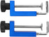 2Pcs Universal Fence Clip Fixing Clip Blue Universal MultiFunctional Woodworking Clamp G Clip 100mm, Adjustable Fixed Clamps Woodworking Clips,Han...