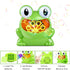 Automatic Bubble Machine with 5pcs Bubble Concentrate, Bubble Blower Toys for Kids,Frog Bubble Blower Machine Make Over 500 Bubbles per Minute for...