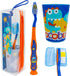 Dinosaurs 4-Piece Toothbrush Set Kid's Toothbrush Set Kids travel set Toothbrush, Toothbrush Cap, Cup Included and Carry Bag...