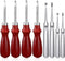 Mudder 8 Pieces Edge Leather Beveler Cutting and Edge Skiving DIY Craft Tool, Hand Leather Grooving Tool for Crafting Work (1.5 mm, 1.2 mm, 1.0 mm...