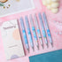 12Pcs Cute Erasable Gel Pens, Make Mistakes Disappear, 0.5mm Fine Point Smooth Writing for Planner Puzzles, Blue and Black Ink No Smudge for Schoo...