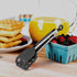 Mini Easy-Grip Waffle Tongs Holder, Non-Slip Handle,Black...
