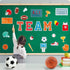 Sports Cutouts Sport Balls Paper Classroom Bulletin Board Decorations Sports Themed Birthday Party Supplies for Toddler Kids Students Classroom...