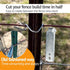 Fence Wire Twister for T Post Clips, Barb Wire Twisting Tool for Fencing wire, Stainless Steel (5 Pack)...