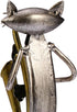 Too-arts A Playing Saxophone Cat Metal Sculpture Iron Statue Handwork Handicrafts, 3 Funny Design...