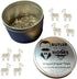 100 Count Giraffe Shaped Paper Clips Great for Paper Clip Collectors or Office Gift - Comes in Round Tin with Lid and Gift Box (Silver)...