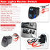 Universal 3pcs Rocker Switch LED Light & Rear light & USB Power Charge Toggle Switch Blue Backlit 20A 12V Compatible with ATV UTV RZR Ranger Maver...