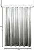 Madison Park Ara Shower Curtain, Seersucker Design Ombre Print, Modern Bathroom Decor, Machine Washable, Fabric Privacy Screen, 72x72, Grey...
