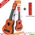 Kids Guitar Musical Toy Ukulele Classical Instrument(Brown),with Extra Harmonica 16 Holes...