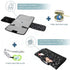 Dodo Babies Portable Diaper Changing Pad Set - Portable Waterproof Changing Mat with Memory Foam Head Pillow and Zip Storage Plus 2 Pacifier Clips...