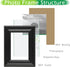 FrameWorks - 2-Pack - 4” x 6” Black Wooden Picture Frames with Luxury Wide Molded Edges and Tempered Glass...