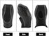 X AUTOHAUX Car Faux Leather Gear Shift Knob Cover for Ford Focus Escape Fusion Fiesta Transit Van Carbon Fiber Pattern Gray Line...