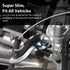 FIRSTINFO A1104A Dia. 3.5 x 4.5 mm Nylon Tube Oil Hose with 39.3 Inch Long for Pneumatic/Manual Oil Fluid Extractor Pump...