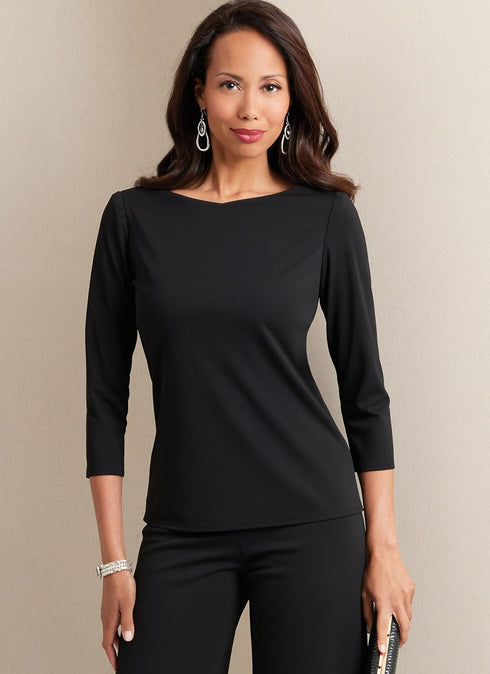 Butterick Misses' Close-Fitting Pullover Knit Tops and Pants Sewing Pattern Kit, Design Code B6966, Sizes 14-16-18-20-22...
