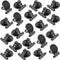 VNDUEEY 20 Pack Black Fridge Magnets, Refrigerator Magnets, Magnetic Clips Heavy Duty, Magnet Clips for Whiteboard Locker Photo Displays on Home& ...