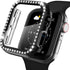Recoppa Compatible for Apple Watch Case with Screen Protector 45mm Series 7, Bling Crystal Diamond Rhinestone Ultra-Thin Bumper Full Cover Protect...
