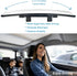 Kitbest Rear View Mirror, Universal Interior Clip On Panoramic Rearview Mirror to Reduce Blind Spot Effectively – Wide Angle – Convex – For Cars, ...