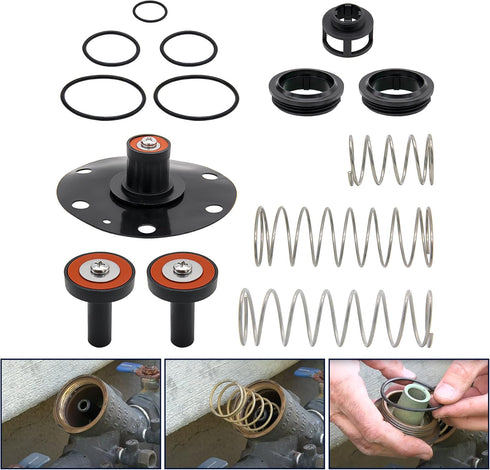 3/4"-1" 975XL Backflow Preventer Complete Repair Kit Fit for Zurn Wilkins 975XL 975XL2 Reduced Pressure Principle Backflow Preventer...