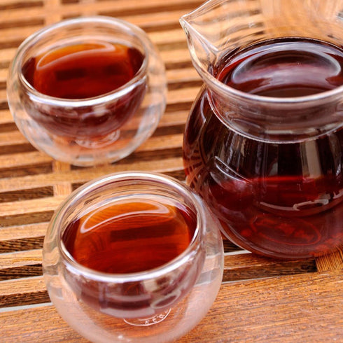 200g / 7.05oz 2006-2008 Year Ripe Shu Top Aged Lucky Dragon Puerh Tea Cake - Yunnan Pu-erh Pu erh Puer Pu'er Chinese Tea...