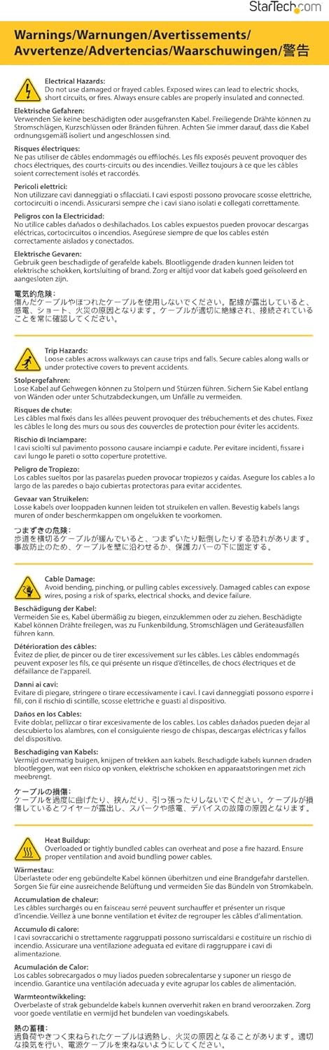 StarTech.com 3ft (90cm) CAT6 Ethernet Cable - LSZH (Low Smoke Zero Halogen) - 10 Gigabit 650MHz 100W PoE RJ45 UTP Network Patch Cord Snagless w/St...