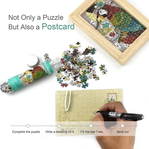 Mini Jigsaw Puzzles for Adults 150 Pieces(4 Packs) Small Jigsaw Puzzle Challenging Micro Puzzle Difficult Tiny Puzzle Home Decor Entertainment 6x4...