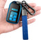 Sindeda for Honda Key fob Cover with Leather Keychain,Soft TPU Full Cover Protection,Key fob case Compatible With Honda Accord Civic CRV Pilot Ody...