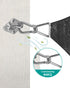 Sun Shade Sail Hardware Kit, 5 Inch 304 Stainless Steel Sunshades Canopy Installation Kit for Garden Rectangle & Triangle Shade Sails, Heavy Duty ...