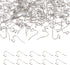 Pandahall 300pcs Stainless Steel Earring Hooks Surgical Hook Earwire with Ball End Fish Ear Wire for Jewelry Making 22x12x2mm...