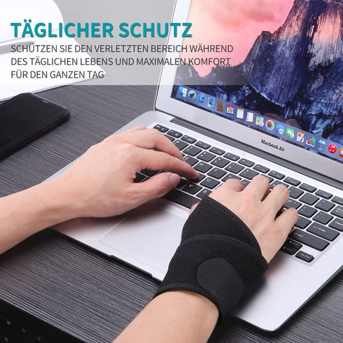 Wrist Brace for Carpal Tunnel, Breathable and Adjustable Wrist Support Brace for Arthritis and Tendinitis, Wrist Compression Wrap for Pain Relief,...