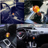 DEWHEL 54MM Manual Gear shift shifter knob JDM 4 5 6 Speed 5 Star Round Universal Fit for Honda Acura Mazda Mitsubishi Nissan Infiniti Lexus Toyot...