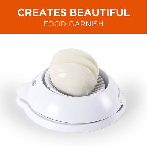 COMMERCIAL CHEF Egg Chopper, Safe and Easy to Use Food Chopper, Egg Cutter, Mushroom Slicer, Strawberry Slicer and more for Salads, Garnish, and F...