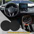 Car Steering Wheel Cover Black, 14-14.5 inch Steering Wheel Covers with Coasters Microfiber Leather Carbon Fiber Breathable Anti-Slip Durable Univ...
