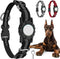 Airtag Dog Collar Adjustable Reflective Apple Air Tag Dog Collar Soft Nylon Dog Collars with Air Tag Holder Case Integrated Air Tag Accessories Pe...