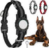 Airtag Dog Collar Adjustable Reflective Apple Air Tag Dog Collar Soft Nylon Dog Collars with Air Tag Holder Case Integrated Air Tag Accessories Pe...