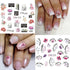 12 Sheets Nail Art Stickers Decals Flower Spring Nail Decals Charming Daisy Nail Stickers for Nail Art Supplies Water Transfer Nail Accessories fo...