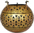 eTroves Handmade Moroccan Lanterns Hanging & Table Top Tea Light Candle Holder Round Tealight Stand for Indoor Outdoor Golden Hanging Tea Light Ho...