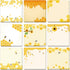 9 Pieces Bee Sticky Notes 3x3 Inch Cute Bee Note Pads Adesive Bee Memo Notes for School Office Home Supplies Students Teachers Gift...