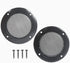 2pcs Speaker Grills Cover Metal Speaker Grill Mesh Round Woofer Guard Protector Cover Circle Speaker Grill Mesh Decorative with Screws......