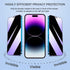 2 Pack Compatible with iPhone 14 Pro Max Privacy Screen Protector, Anti-Spy Anti-Blue Light Eye Protection Tempered Glass Film 6.7'', Scratch Resi...
