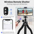 Aureday Phone Tripod, Flexible Tripod for iPhone and Android Cell Phone, Portable Small Tripod with Wireless Remote and Clip for Video Recording/V...